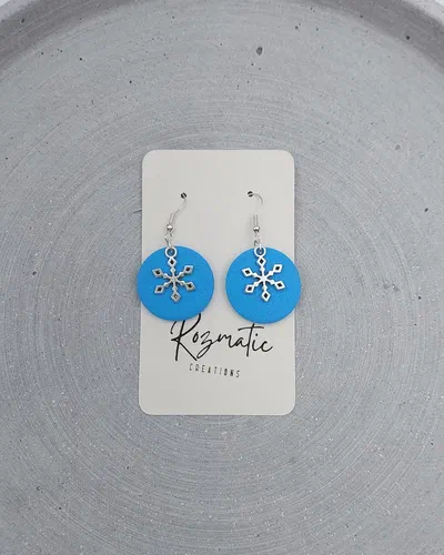 Cercel Frolia - Blue Style 3
