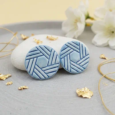 Cercel Hexina - Blue