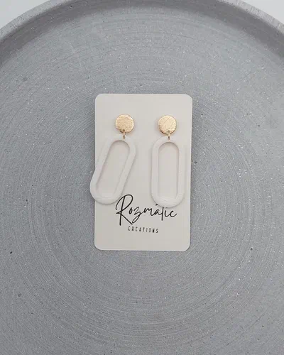 Cercel Ringlet - White